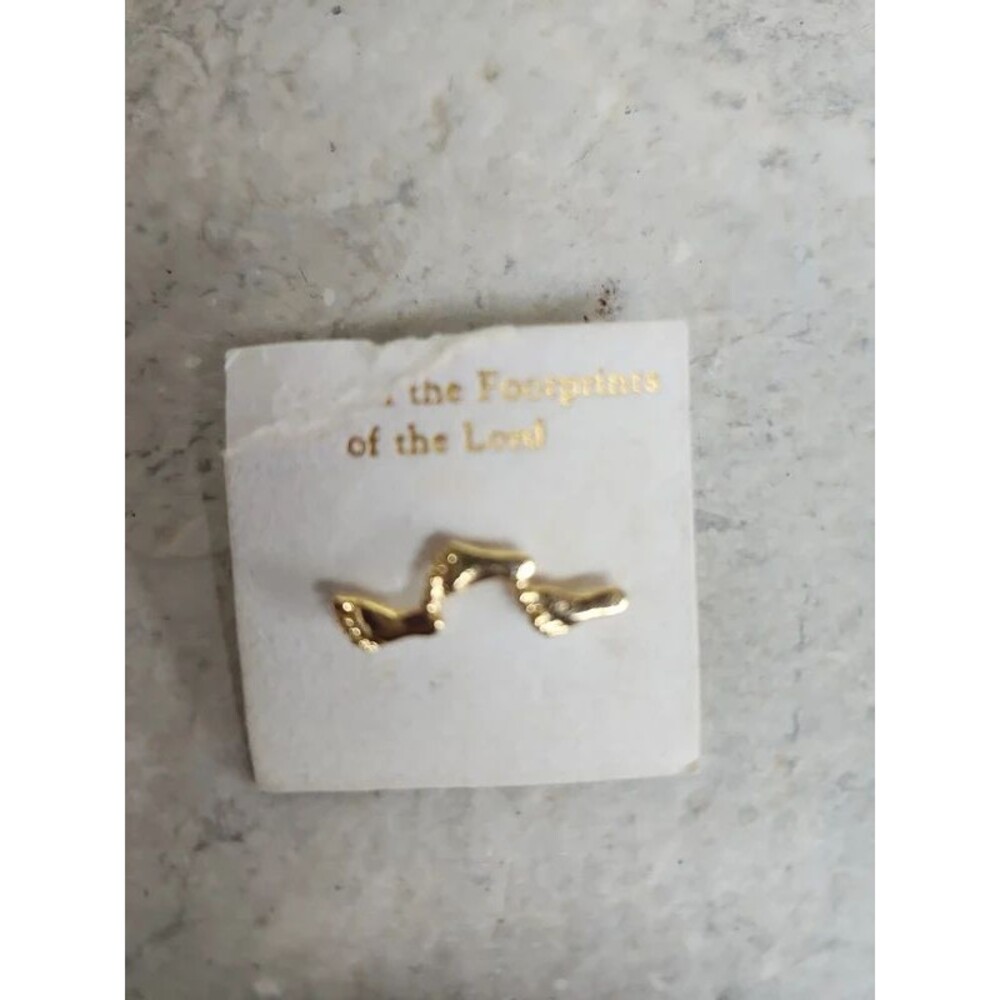 footprints of the lord pin